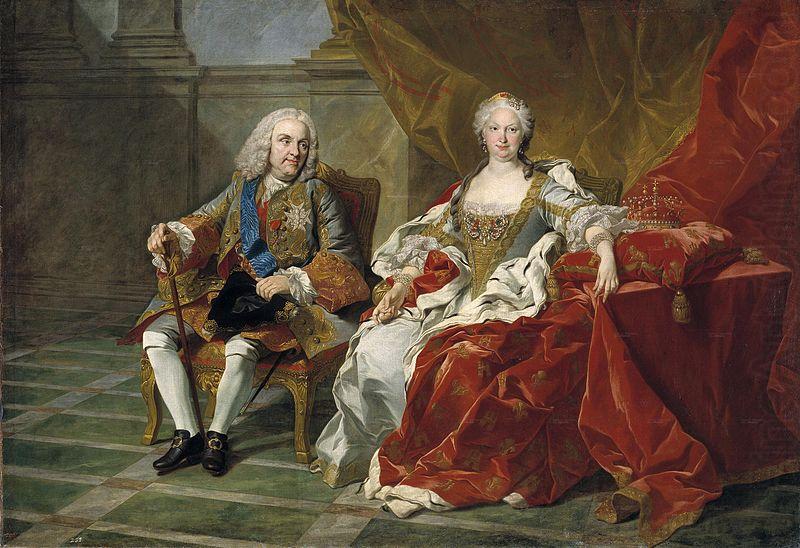 Jean Baptiste van Loo Retrato de Felipe V e Isabel Farnesio china oil painting image